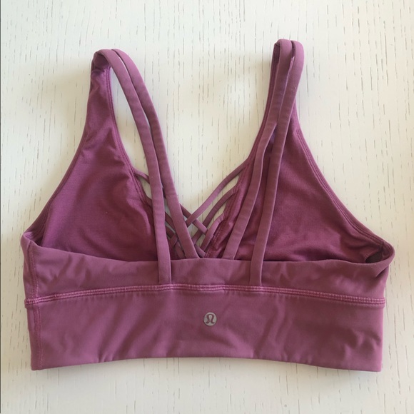 Lululemon pink long line sports bra - excellent condition - Picture 3 of 3